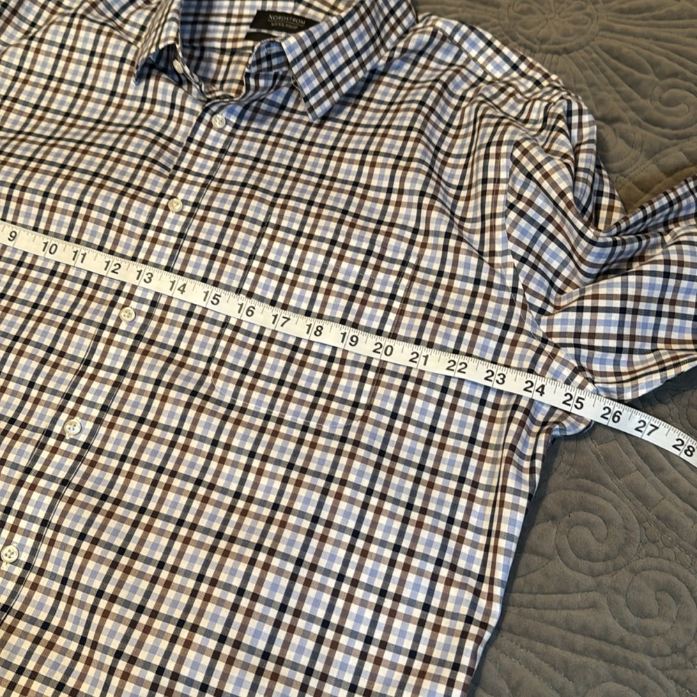NORDSTROM Button Down Shirt. Size 17 1/2 34/35 - Picture 9 of 10